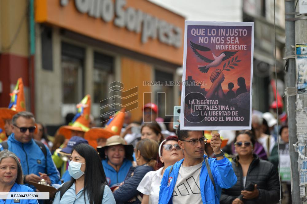 Pro-Palestine Demonstrations on the Two-year Israel Attack by Hamas