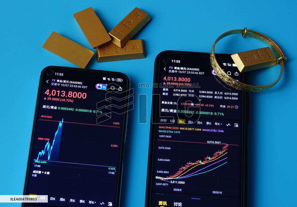 The Spot Price of Gold Reached Record High