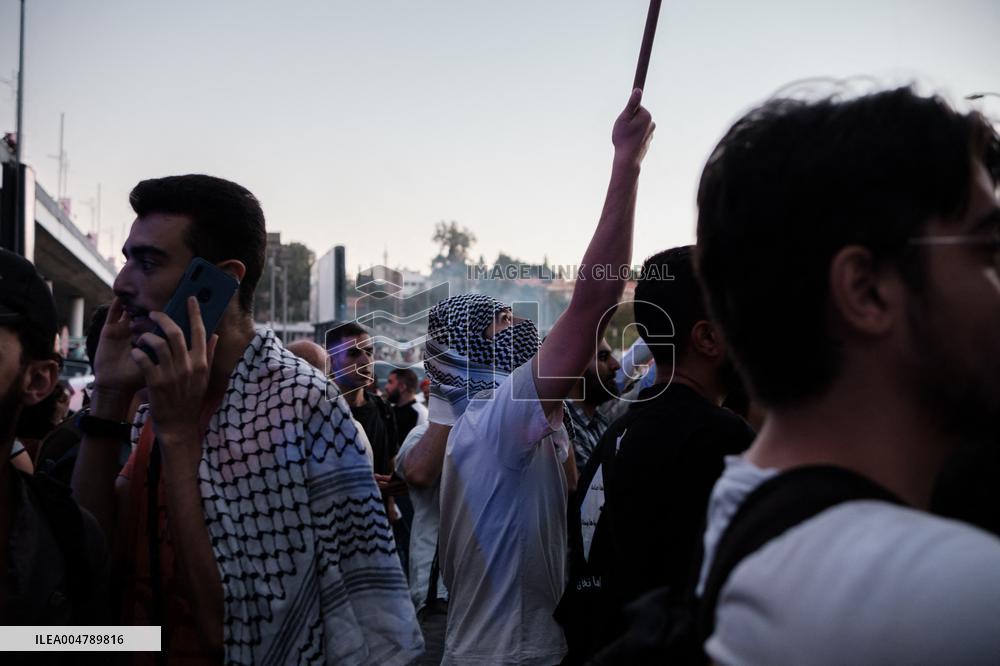 Protest October 7th Damas - Syria