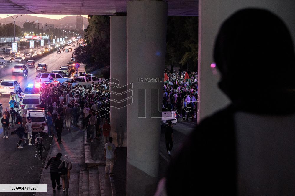 Protest October 7th Damas - Syria