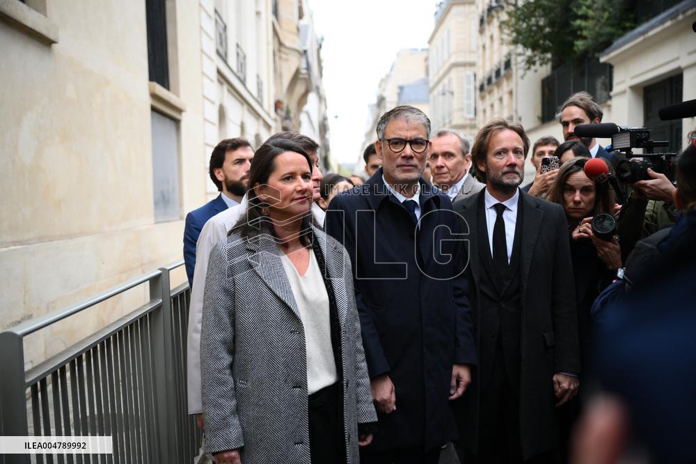 PM Lecornu Meets With Socialist party Heads - Paris