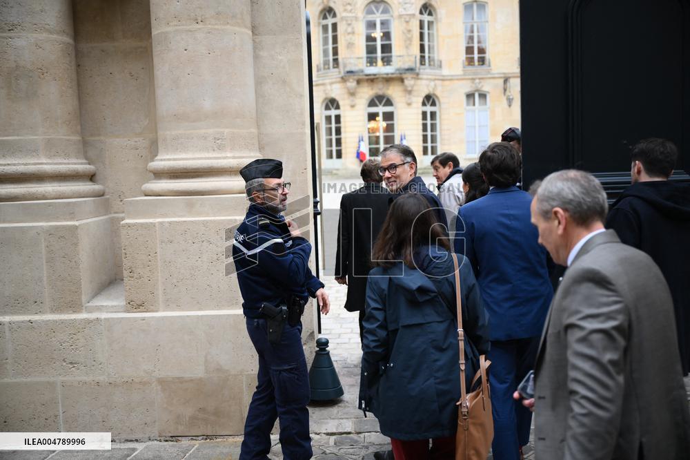 PM Lecornu Meets With Socialist party Heads - Paris