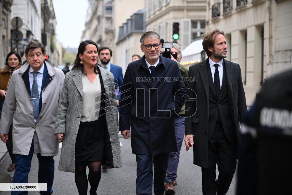 PM Lecornu Meets With Socialist party Heads - Paris