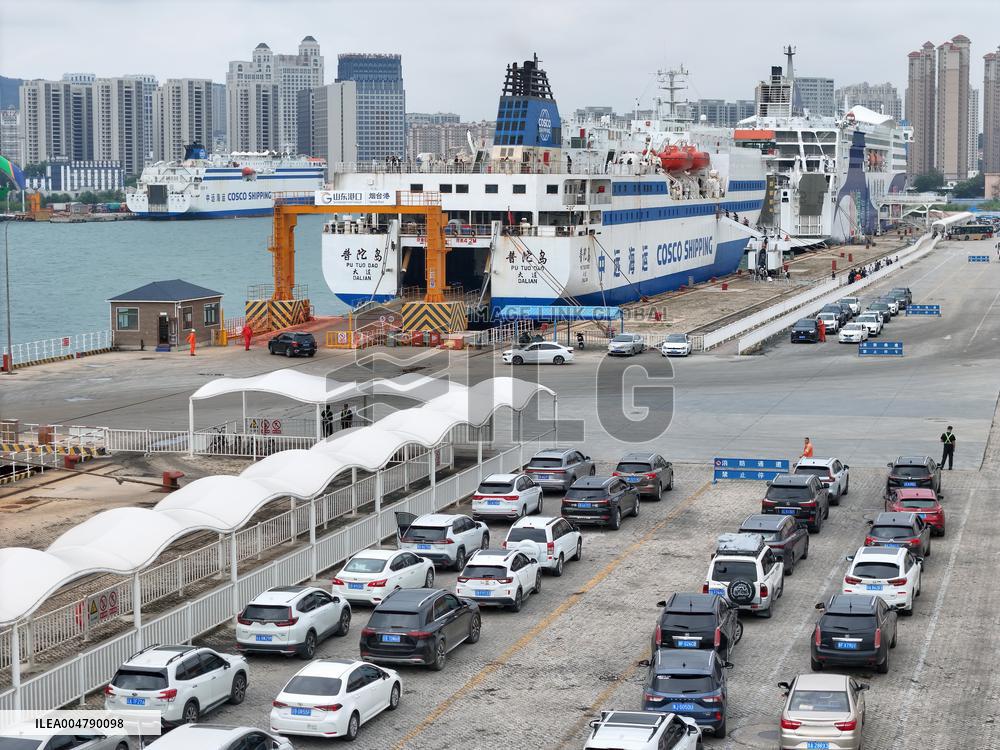 The Ferry Route Across the Bohai Strait
