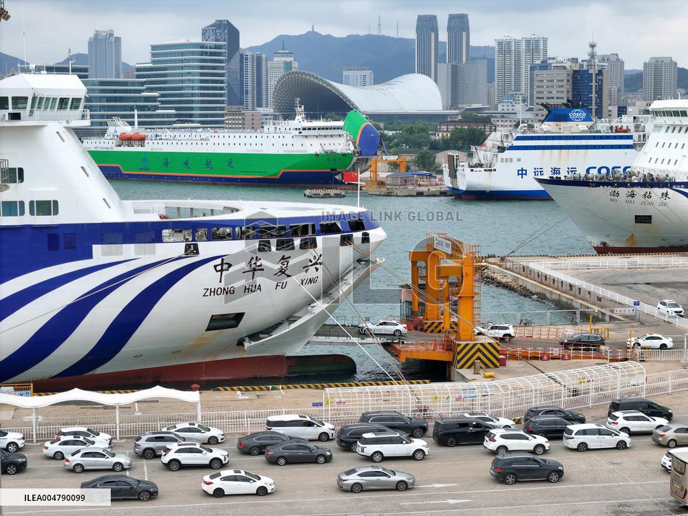 The Ferry Route Across the Bohai Strait