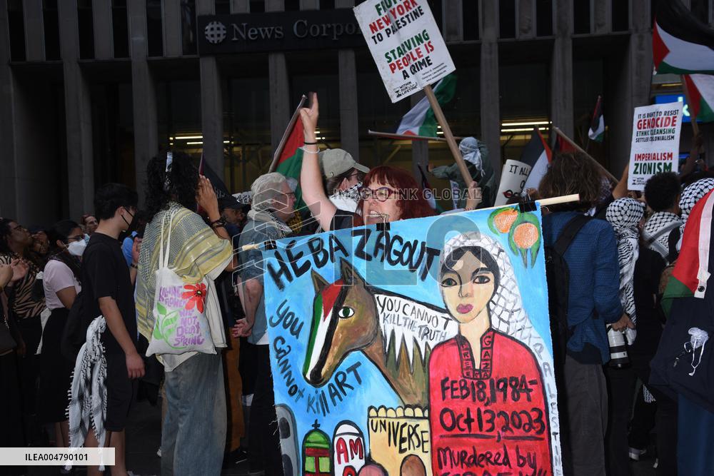 Anti Israel Protest - NYC