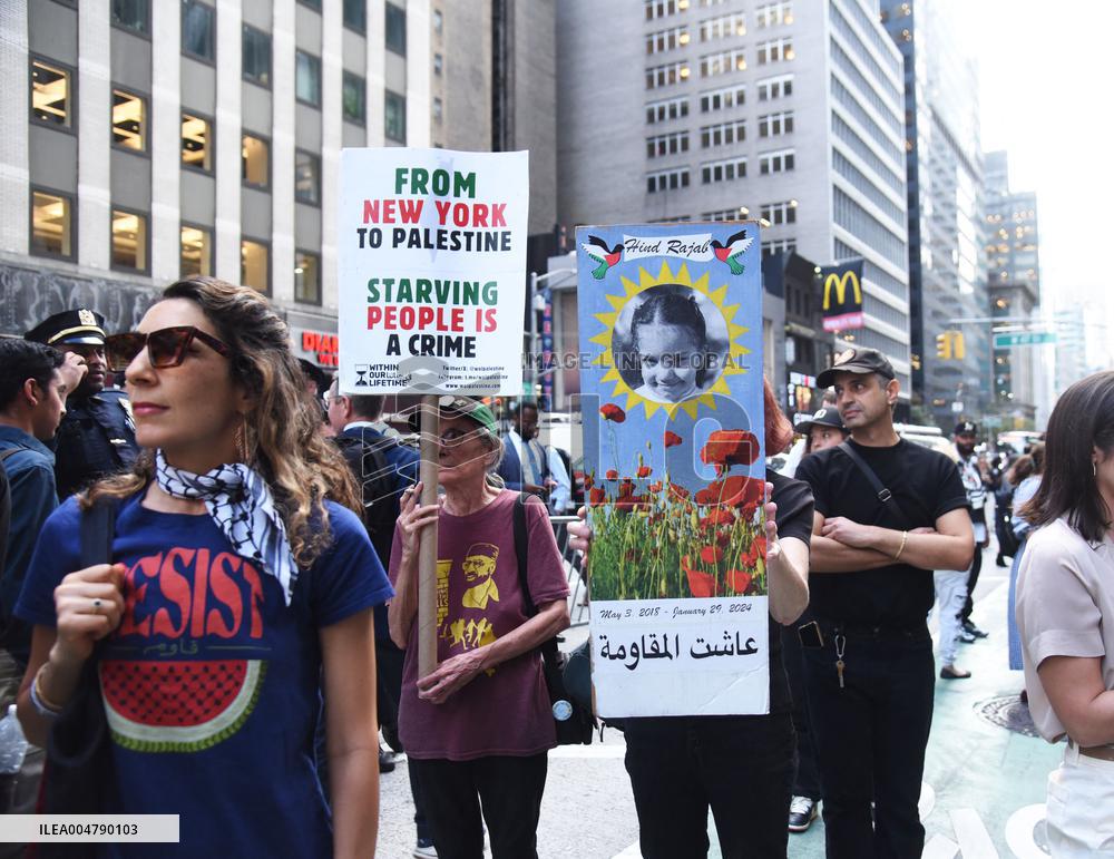 Anti Israel Protest - NYC