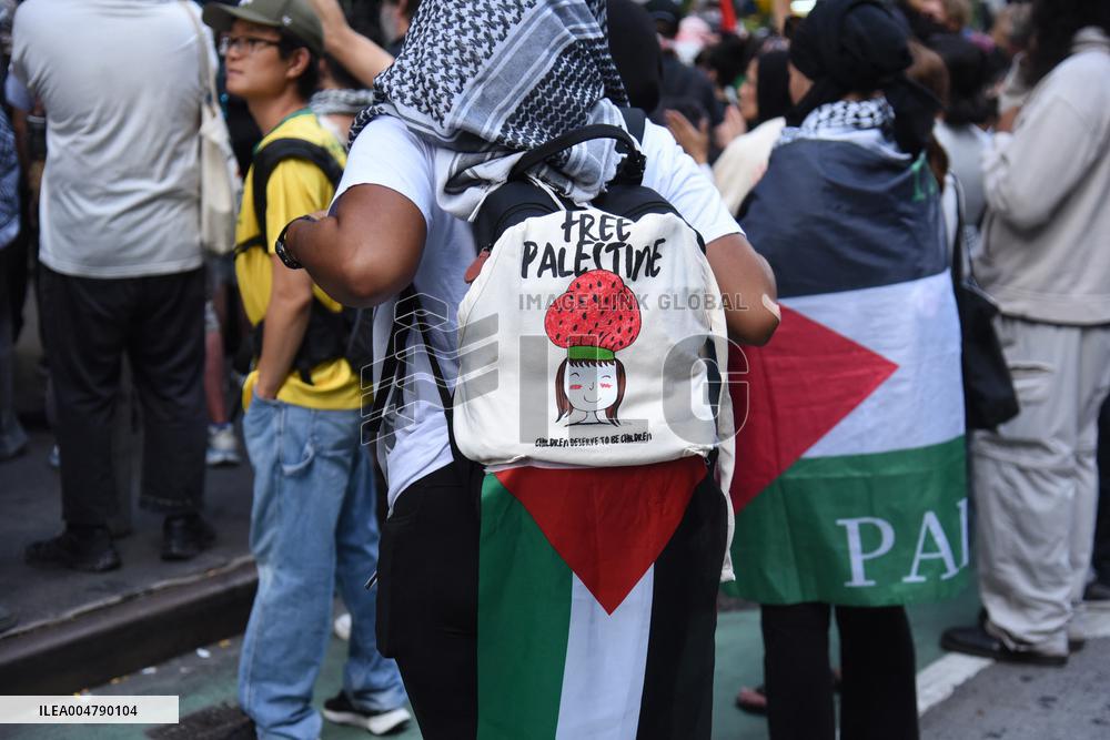 Anti Israel Protest - NYC