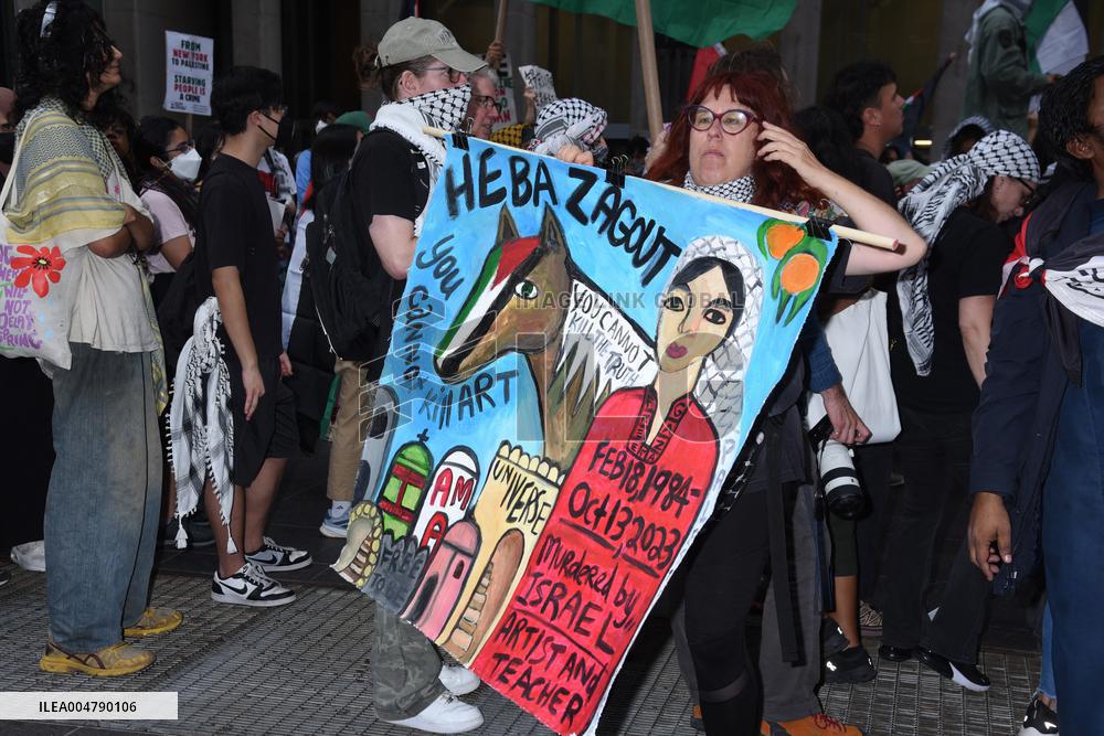 Anti Israel Protest - NYC