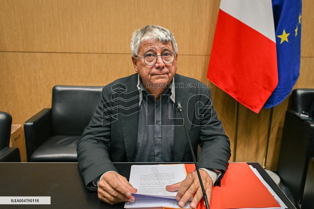 Pierre Moscovici hearing before the Finance and Cultural Affairs and Education Committees in Paris FA