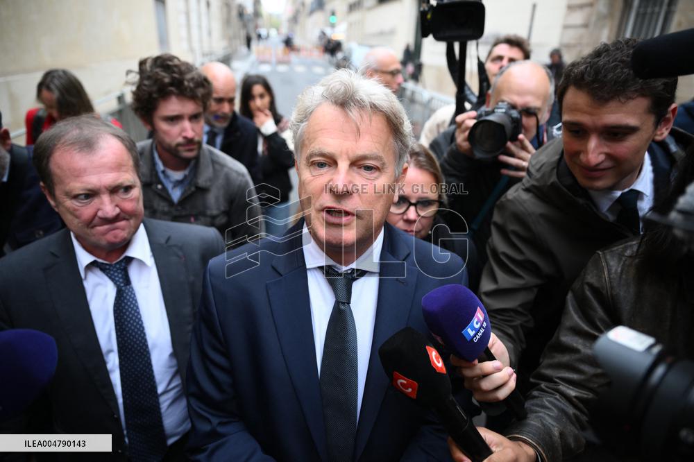 PM Lecornu Meets With Communist Party Heads - Paris