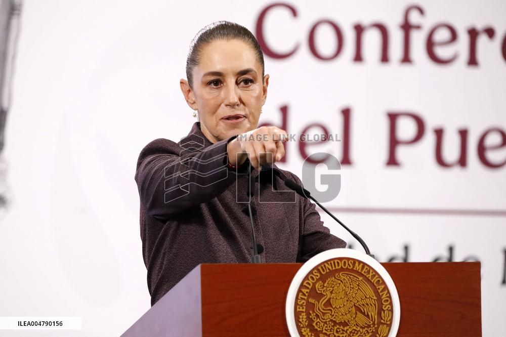 President Claudia Sheinbaum Holds Briefing - Mexico