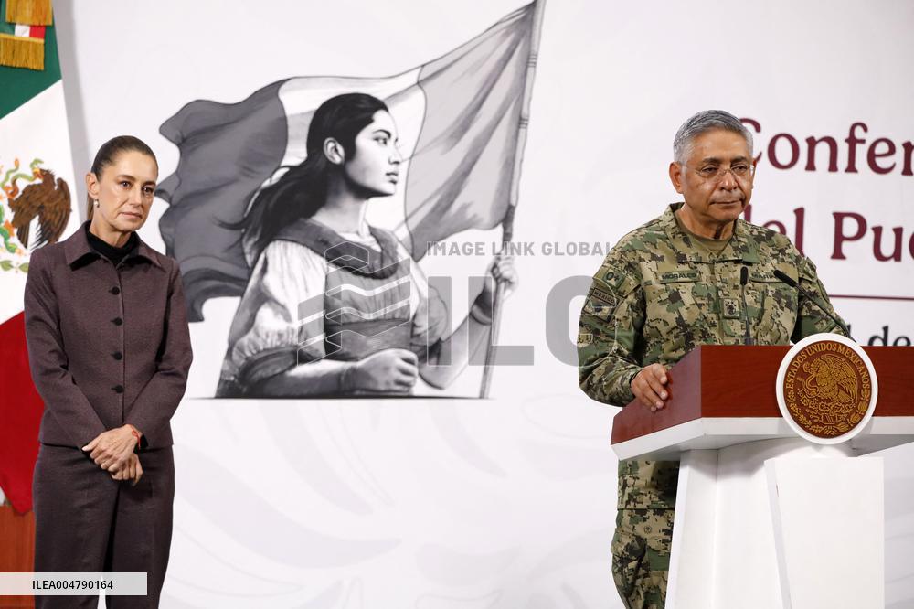President Claudia Sheinbaum Holds Briefing - Mexico