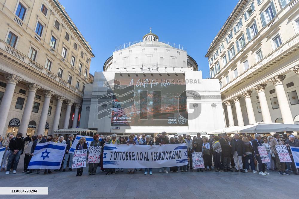 Commemoration of The Massacre of 7 October - Milan