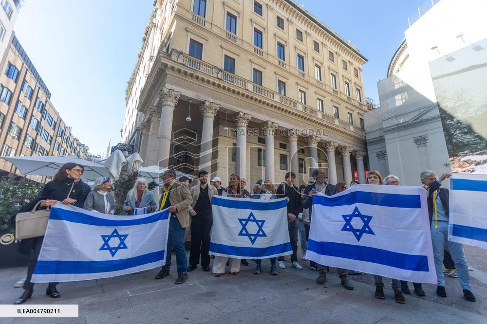 Commemoration of The Massacre of 7 October - Milan