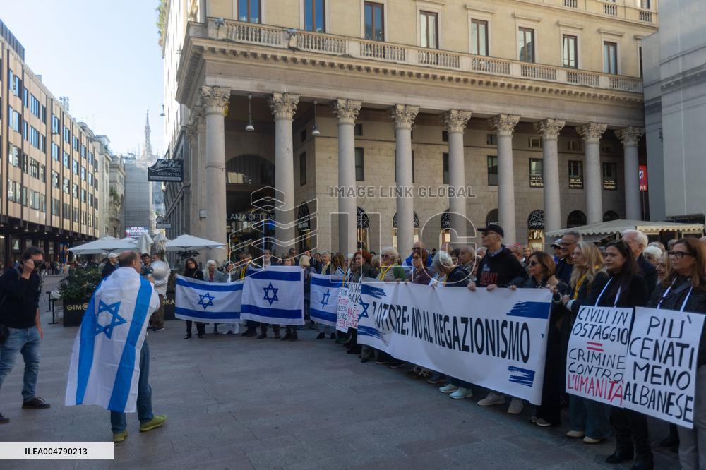 Commemoration of The Massacre of 7 October - Milan