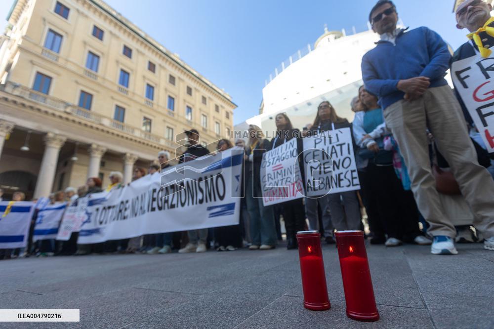 Commemoration of The Massacre of 7 October - Milan