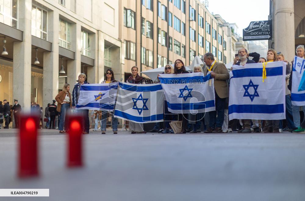 Commemoration of The Massacre of 7 October - Milan