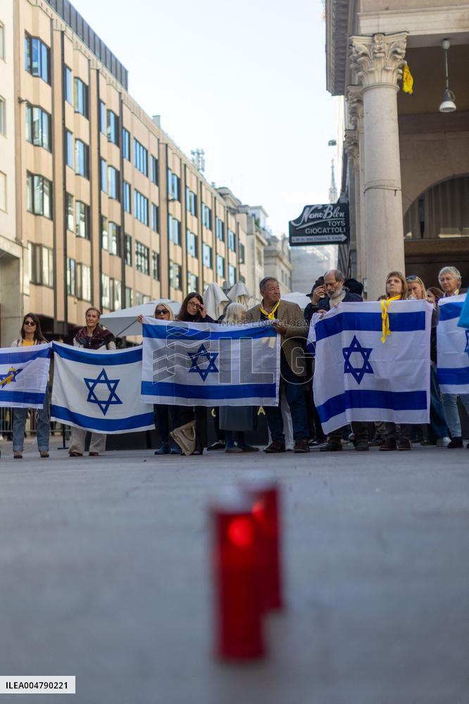Commemoration of The Massacre of 7 October - Milan