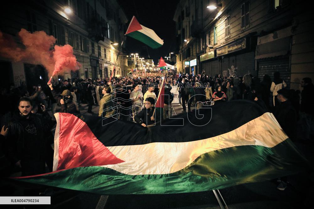 Pro-Palestinian Protest - Italy