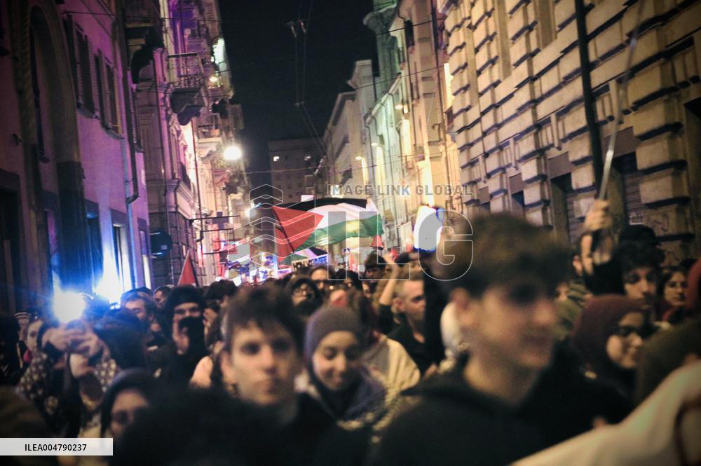 Pro-Palestinian Protest - Italy