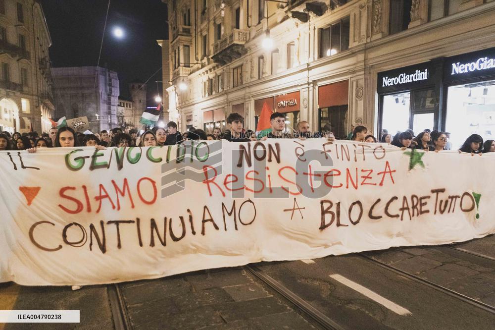 Pro-Palestinian Protest - Italy