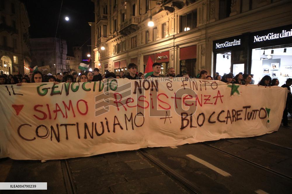 Pro-Palestinian Protest - Italy