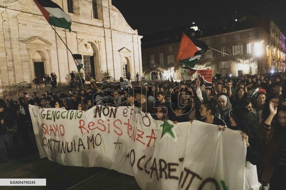 Pro-Palestinian Protest - Italy