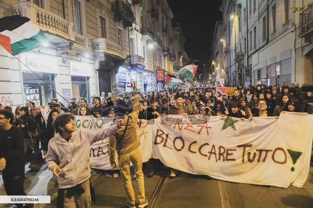 Pro-Palestinian Protest - Italy