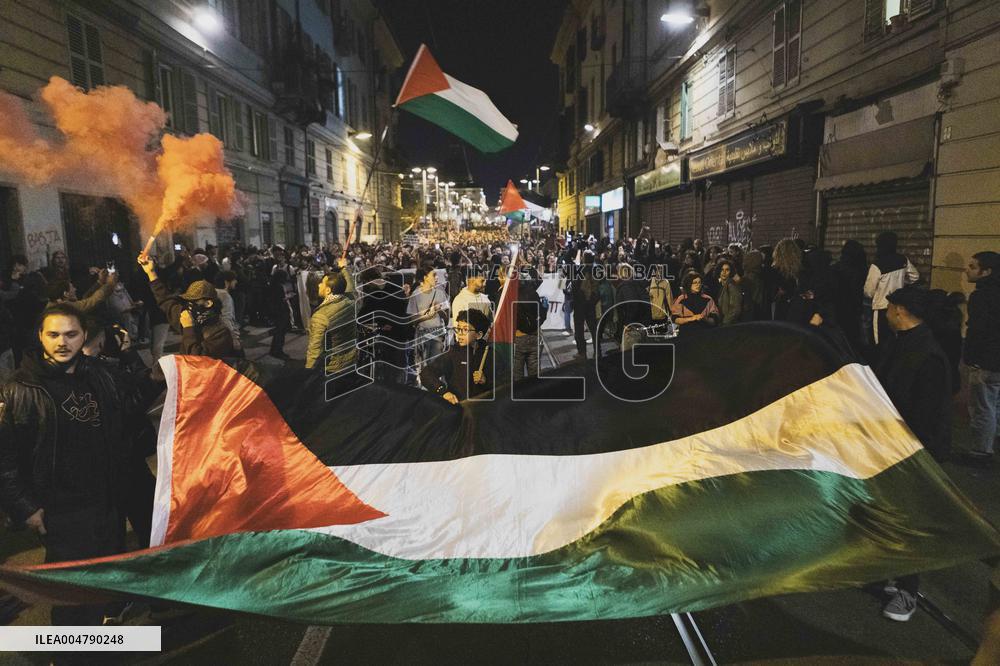 Pro-Palestinian Protest - Italy