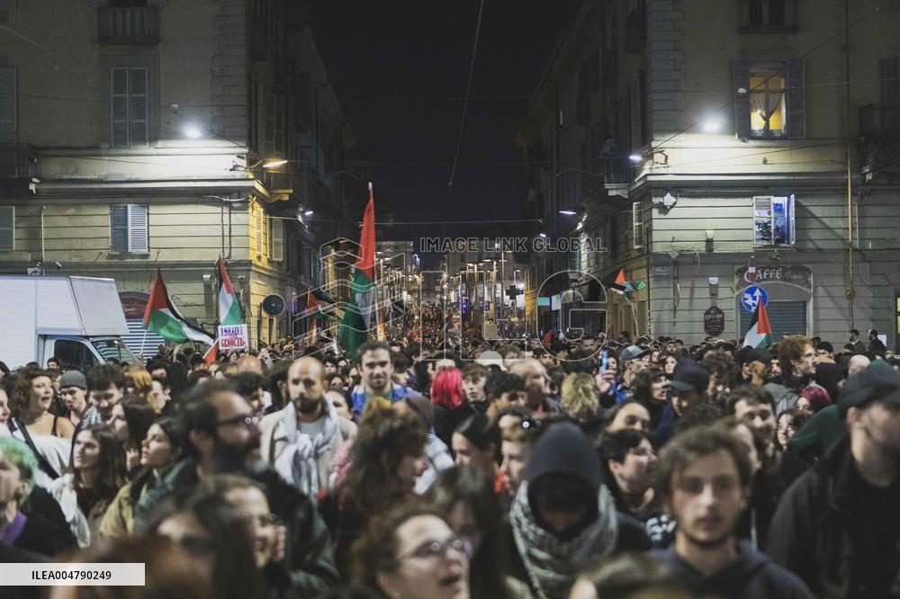 Pro-Palestinian Protest - Italy