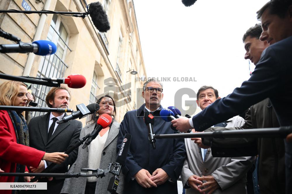 PM Lecornu Meets With Socialist Party Heads - Paris
