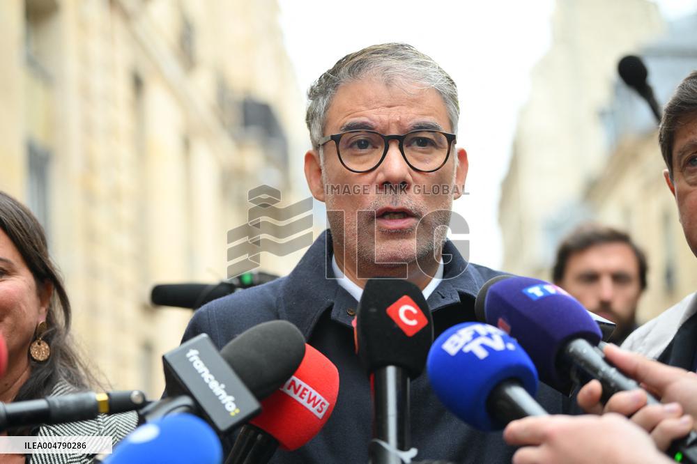 PM Lecornu Meets With Socialist Party Heads - Paris