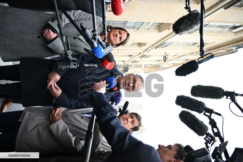 PM Lecornu Meets With Socialist Party Heads - Paris