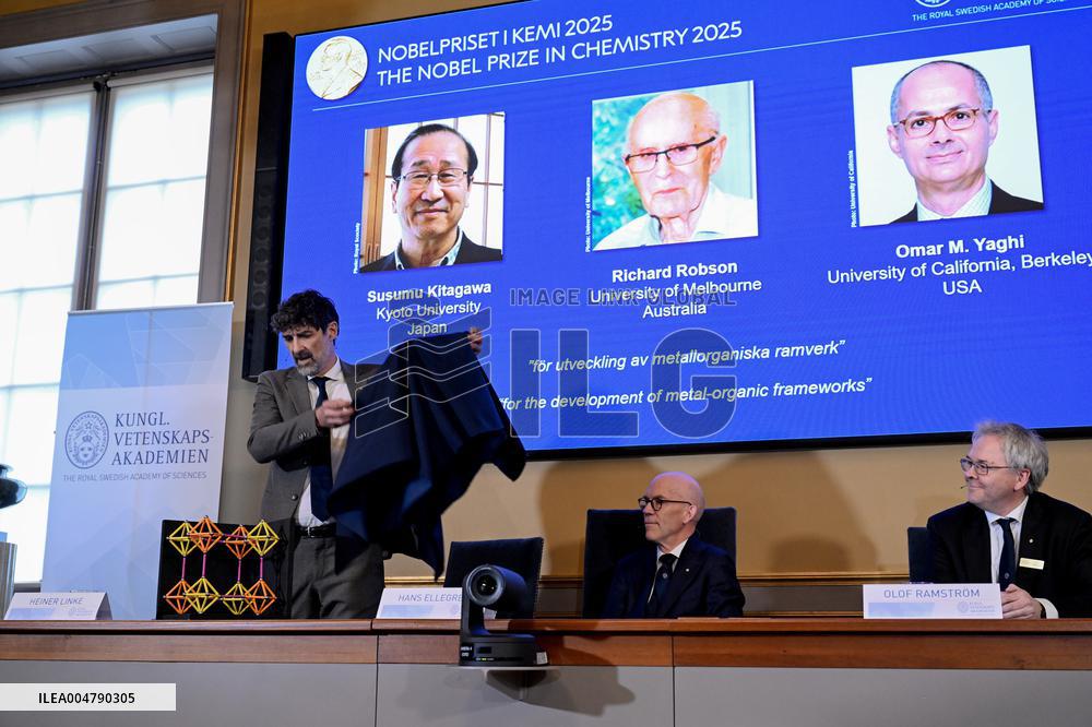 NOBEL PRIZE CHEMISTRY 2025 ANNOUNCEMENT