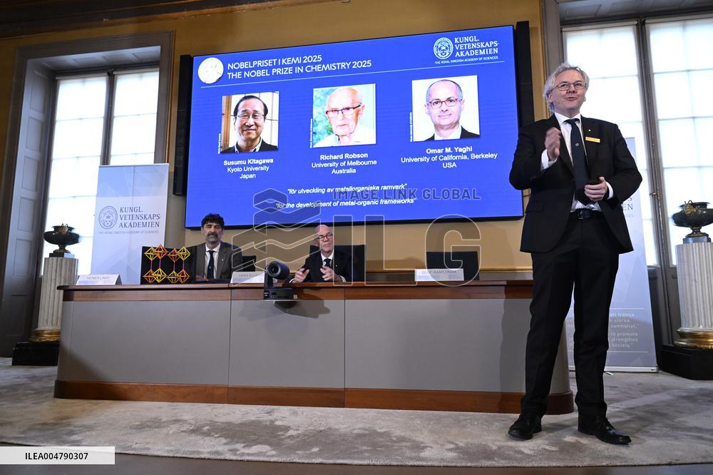 NOBEL PRIZE CHEMISTRY 2025 ANNOUNCEMENT