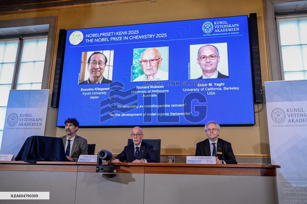 NOBEL PRIZE CHEMISTRY 2025 ANNOUNCEMENT