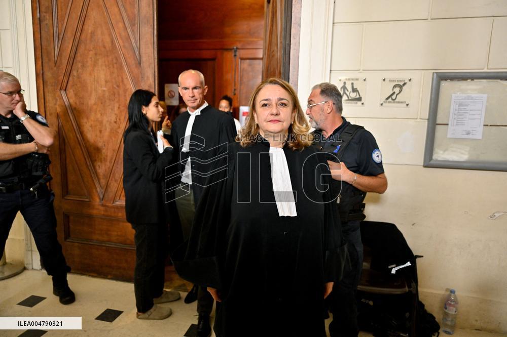 Lawyers Darrigade and Menviell At Mazan Rape Case Appeal Trial - Nimes