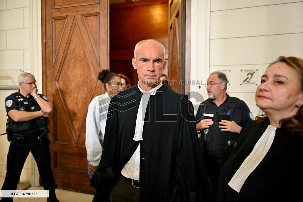 Lawyers Darrigade and Menviell At Mazan Rape Case Appeal Trial - Nimes