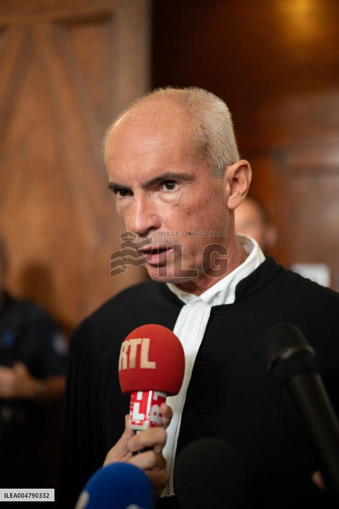 Lawyers Darrigade and Menviell At Mazan Rape Case Appeal Trial - Nimes