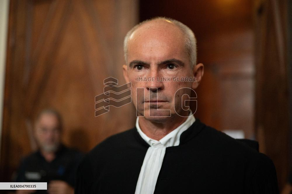 Lawyers Darrigade and Menviell At Mazan Rape Case Appeal Trial - Nimes