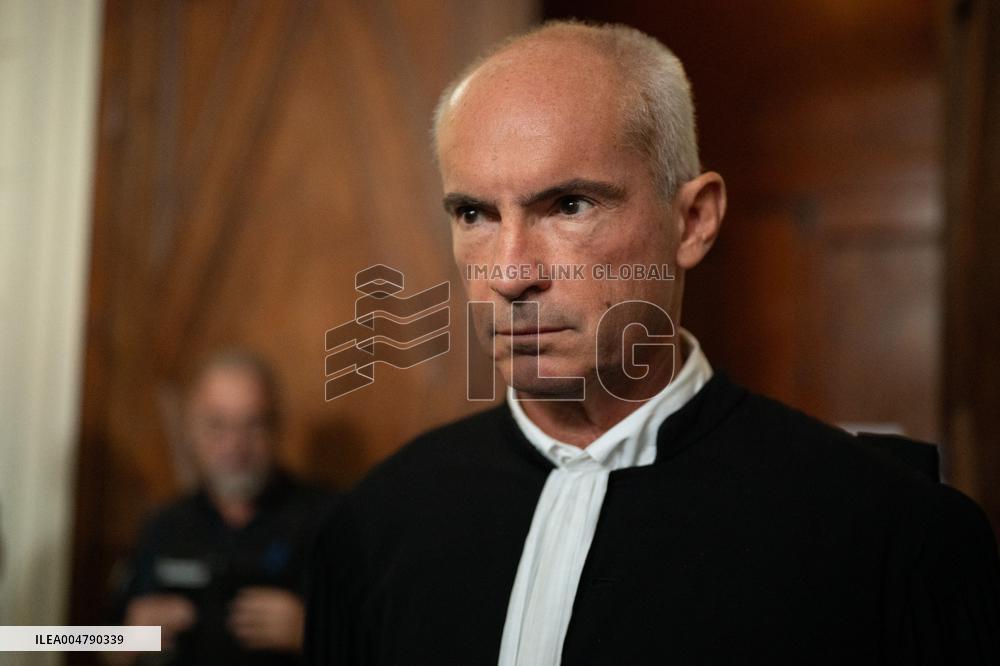 Lawyers Darrigade and Menviell At Mazan Rape Case Appeal Trial - Nimes