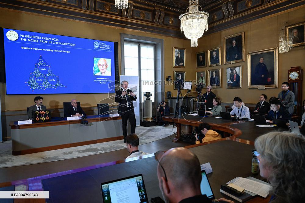 NOBEL PRIZE CHEMISTRY 2025 ANNOUNCEMENT