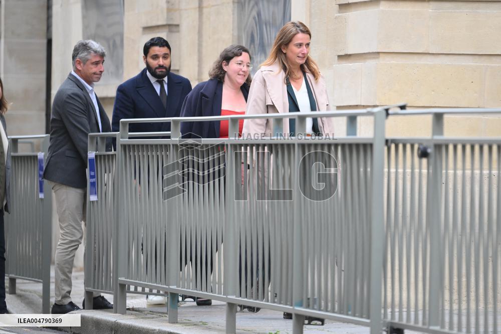 PM Lecornu Meets With Ecologist Party Heads - Paris