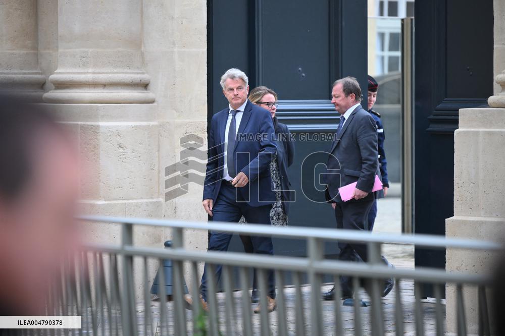 PM Lecornu Meets With Communist Party Heads - Paris