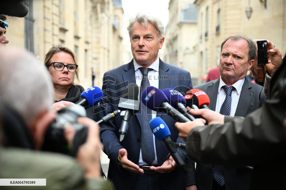 PM Lecornu Meets With Communist Party Heads - Paris