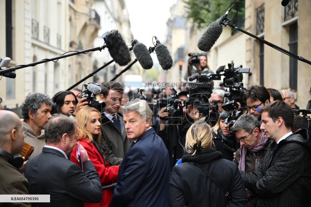 PM Lecornu Meets With Communist Party Heads - Paris