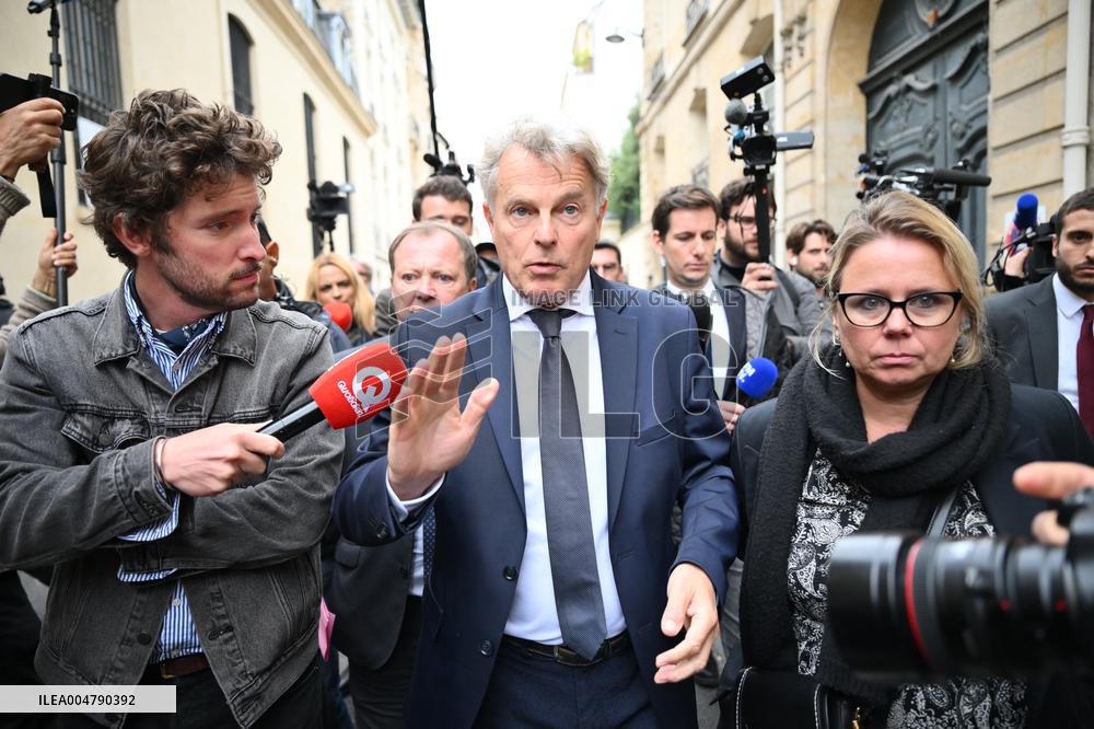 PM Lecornu Meets With Communist Party Heads - Paris