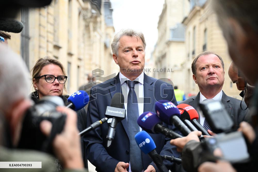 PM Lecornu Meets With Communist Party Heads - Paris