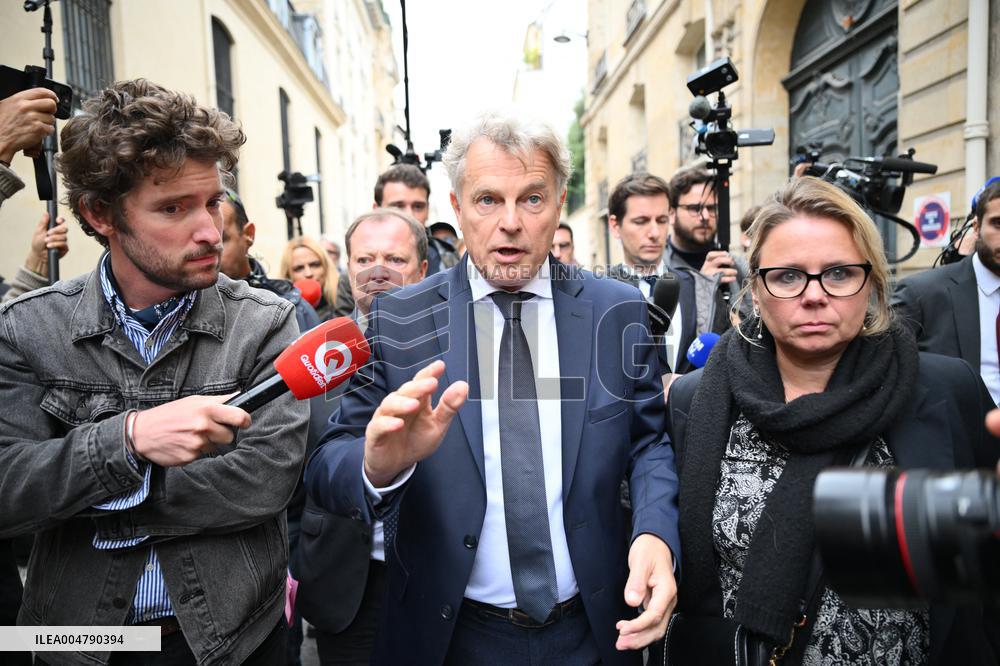 PM Lecornu Meets With Communist Party Heads - Paris